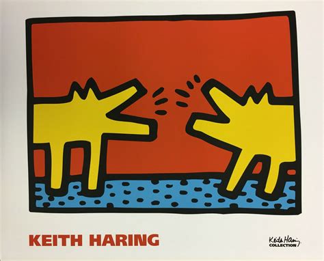 Untitled 1989 (dogs) by Keith Haring Art Print Dog Bark Animal 2015 Poster 24x28 | eBay