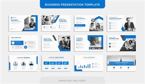 Premium Vector | Corporate Marketing Business Presentation Slides Design Template