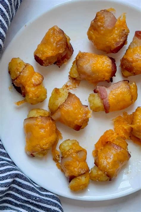 Bacon Wrapped Tater Tots Air Fryer Recipe – Tasty Oven