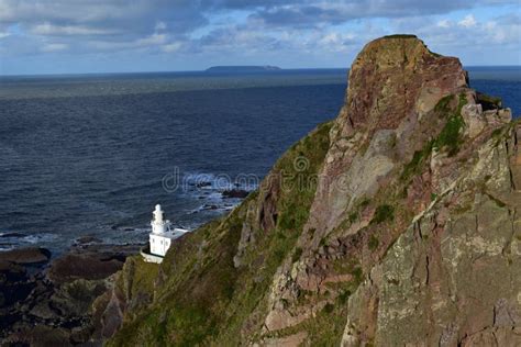 Hartland Point Lighthouse, Devon, England Stock Image - Image of marks, west: 205298615