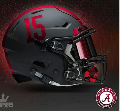 Pin by Tina Williams on Helmets | Football helmet design, Alabama ...