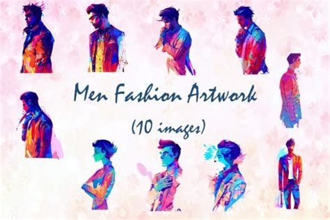 Men Fashion Artwork - Clipart Graphic by Adithye's · Creative Fabrica