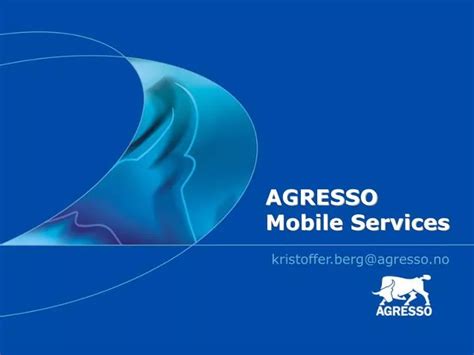 PPT - AGRESSO Mobile Services PowerPoint Presentation, free download - ID:3258480