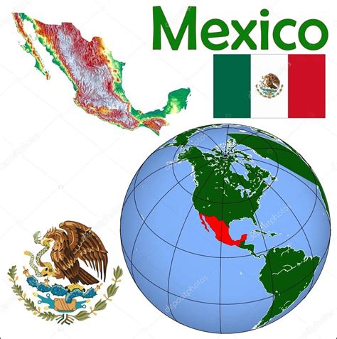 Mapa de localización de México — Vector de stock © JRTBurr #85970166