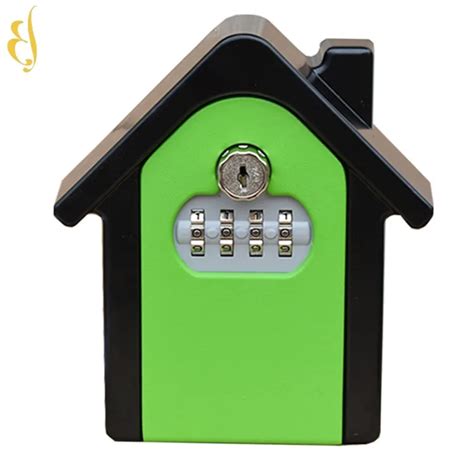 4 Digit Wall Mounted House Key Safe Storage Lock Box For Airbnb Outdoor - Buy Key Lock Box ...