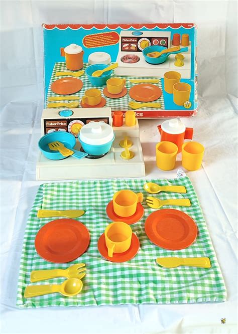 Vintage Fisher Price Kitchen Set 919, Complete With Box, Made in UK 1979 - Etsy