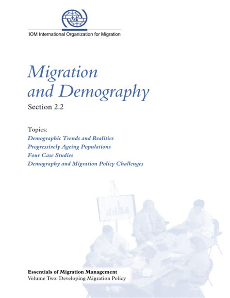 Migration and Demography - Regional Conference on Migration