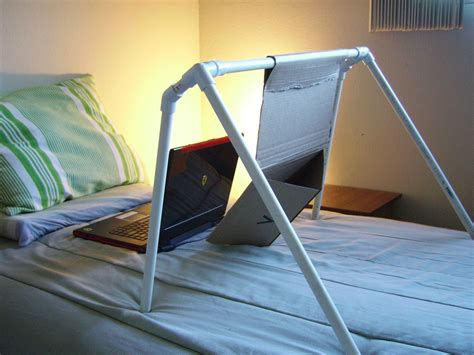 Bed Laptop Holder Stand with Plumbing PVC pipes | My laptop … | Flickr