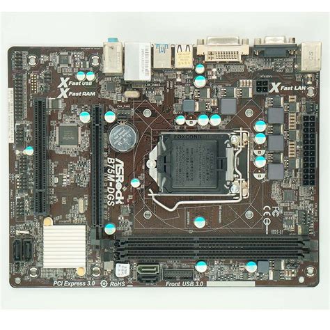 Asrock B75M-DGS B75 LGA 1155 Micro-ATX motherboard – Empower Laptop