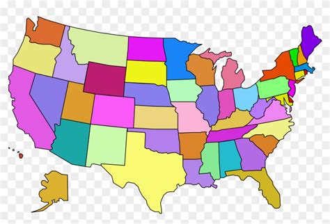 Usa Map Png - Cartoon Map Of The Us, Transparent Png - 2400x1846(#331012) - PngFind