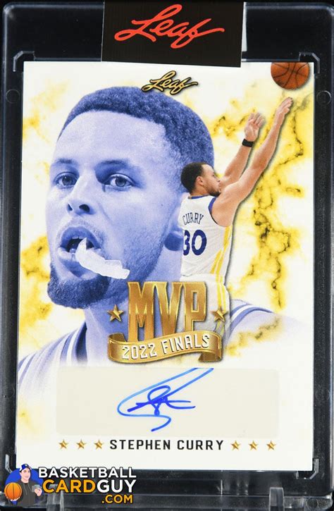 Stephen Curry 2022 Finals MVP Autograph Leaf Direct #/316 – Basketball ...