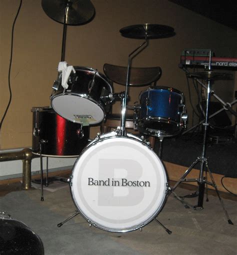 The famous Band In Boston drum set | From PA's Lounge in Som… | Flickr