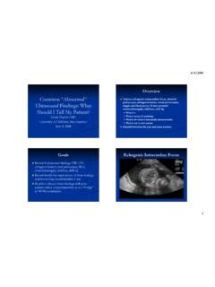 Common “Abnormal” Ultrasound Findings: What … / common-abnormal ...