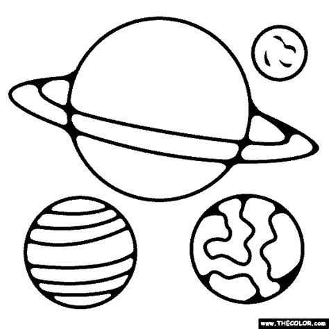 All The Planets Coloring Pages