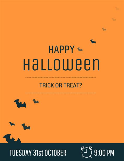 Trick or Treat Poster - Venngage