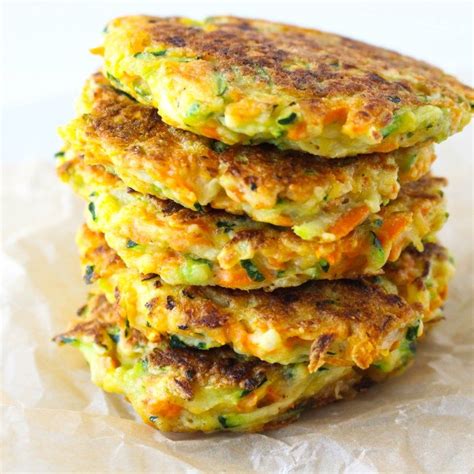 Zucchini Carrot Fritters | Recipes, Veggie dishes, Fritters