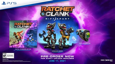 Ratchet & Clank: Rift Apart Arrives in June, Pre-Order Bonuses and ...