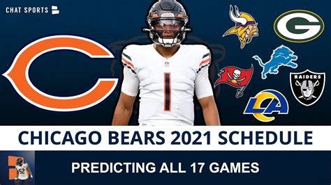 Chicago Bears 2021 Schedule & Game Predictions: Can Justin Fields Lead ...