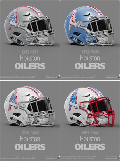 FB_Helmet_Guy on Twitter: "Oilers helmets. Who you got?"