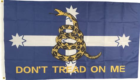 Eureka Don't Tread on Me Gadsden Flag 150 x 90cm - Custom Flag Australia