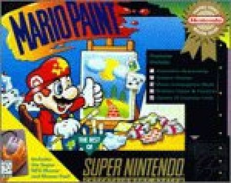 Mario paint mouse box - Super Nintendo - US (SNES) | VGDb