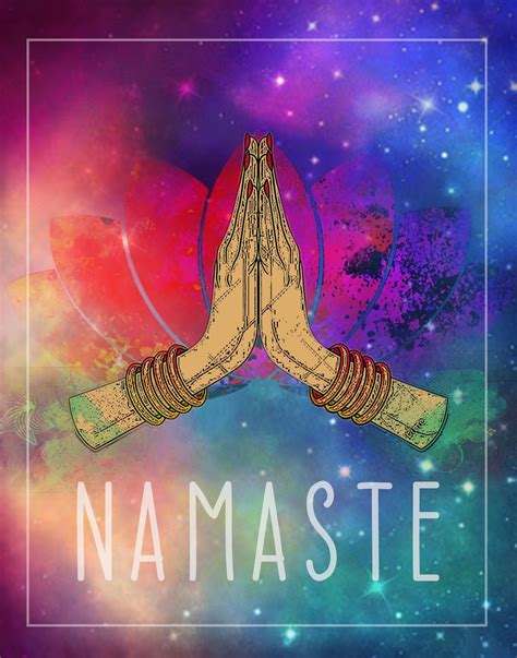 Namaste Art Print, Prayer Hands Meditation Multiple Sizes, Wall Decor, Yoga, Spirituality ...