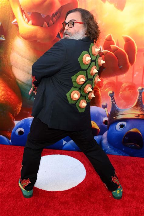 Jack Black Went Full Bowser at the Super Mario Premiere - Go Fug ...