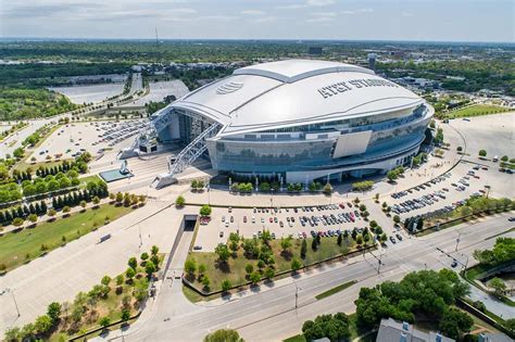 Drone Images of Dallas Cowboys Stadium - AT&T Stadium