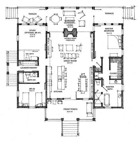 Barnwell | Country house plans, Dog trot house plans, Dogtrot house plans