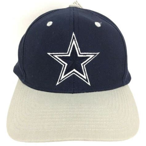 Vintage Dallas Cowboys Hat Two Tone Cap Snapback Star Logo NFL Football ...