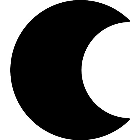 Crescent Moon Vector SVG Icon - SVG Repo