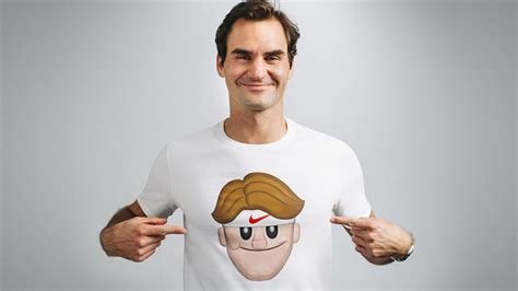 Details on Roger Federer emoji shirts by Nike, artist Michael Lau - Sports Illustrated