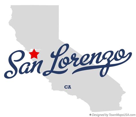 Map of San Lorenzo, CA, California