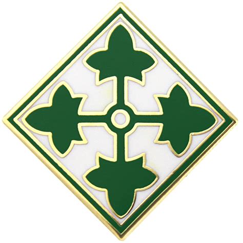 4th Infantry Division 5/8" Lapel Pin | USAMM