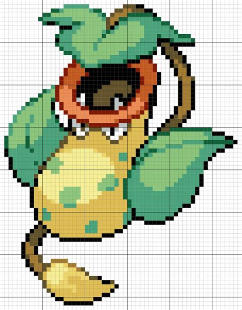 Victreebel | Pixel art, Pixel art pokemon, Pixel art minecraft