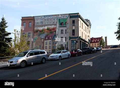 Quebec city old town,downtown Quebec Stock Photo - Alamy