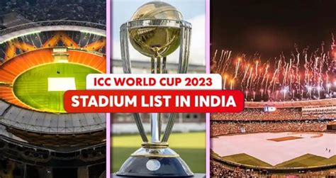 World Cup 2023 Cricket Venues: The Battle Unfolds : r/IndiaCricket