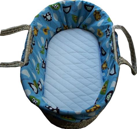 Handmade Moses Basket Liner in blue bird cotton fabric £20.00 | Moses basket, Basket liners, Diy ...