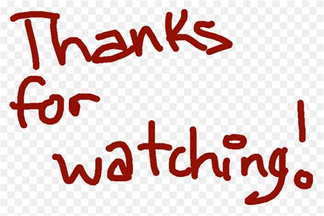 9+ Thanks For Watching - View: Calligraphy Clipart Png Download PNG Clip Art Images