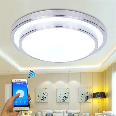 Aliexpress.com : Buy Jiawen LED Wifi Wireless ceiling lights 15W Aluminum+Acryl Indoor Smart ...