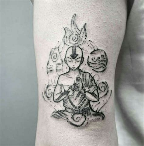 Avatar Aang | Avatar tattoo, Tattoos, Small tattoo designs