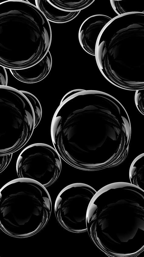 Black and White Bubbles - Wallpapers Central