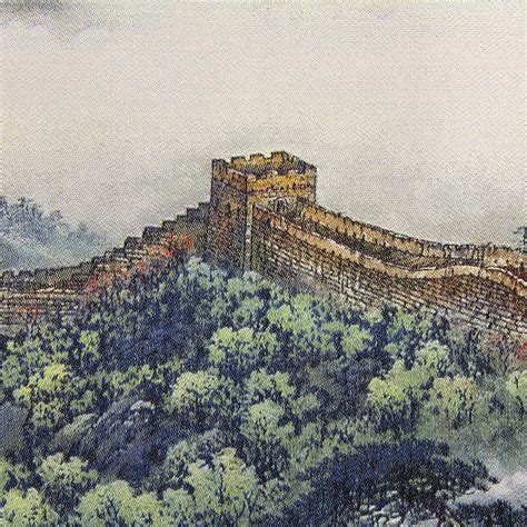 Great Wall Painting at PaintingValley.com | Explore collection of Great ...