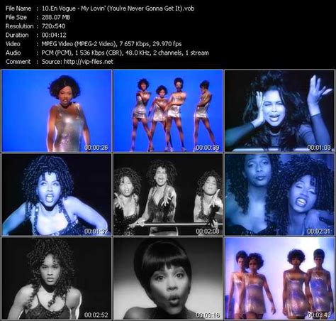 En Vogue Videos. Download En Vogue Music Video My Lovin' (You're Never Gonna Get It)