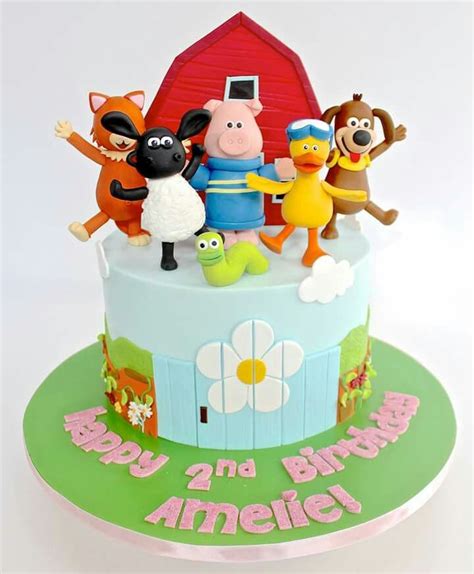 Timmy time | Cartoon birthday cake, Shaun the sheep cake, Sheep cake