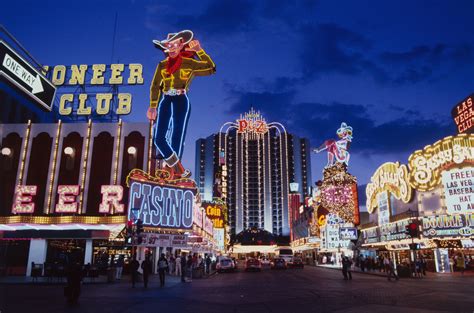 neon-signs-on-fremont-street - Nevada Pictures - Nevada - HISTORY.com