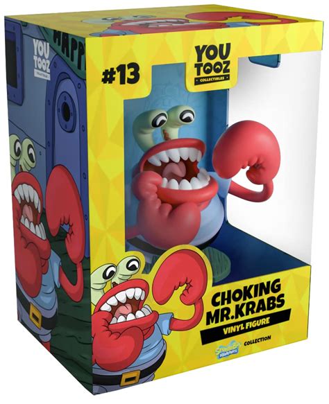 Buy Youtooz Choking Mr Krabs Vinyl Figure, 3.6" Youtooz Spongebob ...