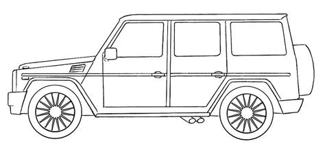 G Wagon Coloring Pages - Printable Color