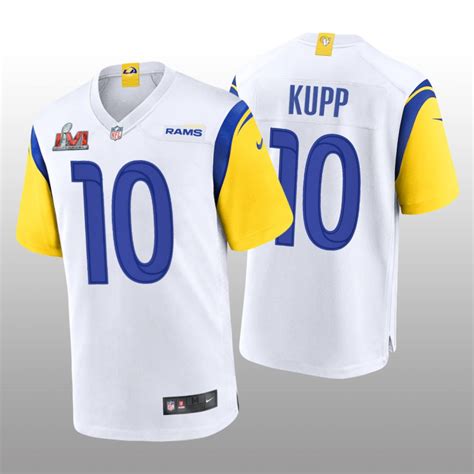 Los Angeles Rams Cooper Kupp White Game Jersey Super Bowl LVI – Men’s – KatinatSports Store