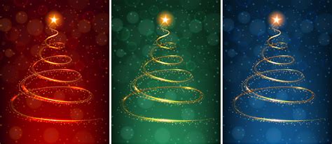 A Set of Christmas Magic cards 693592 Vector Art at Vecteezy